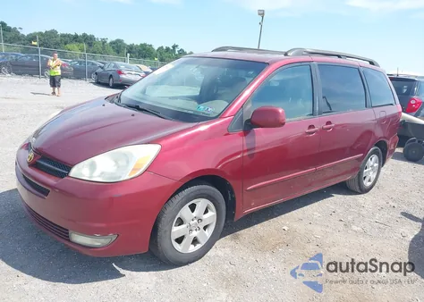2004 Toyota Sienna Xle from USA, damaged, VIN 5TDZA22C64S061654
